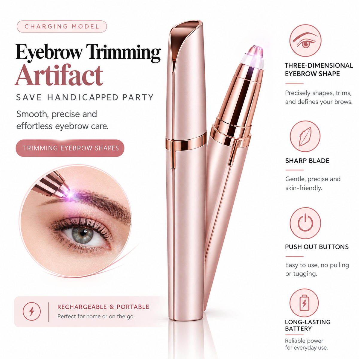 Auréa PrecisionGlow Brow & Body Trimmer