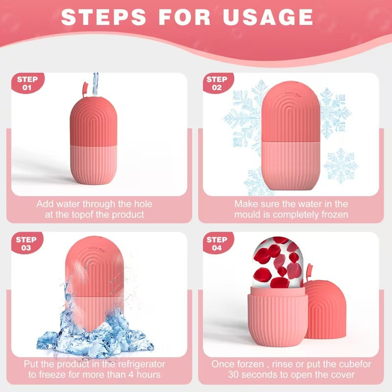 Striped Ice Roller for Face
